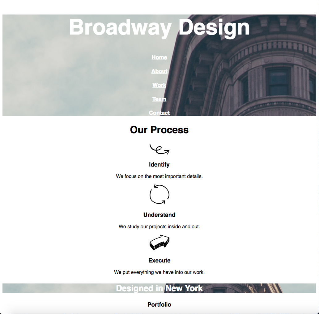 Image of the Broadway project